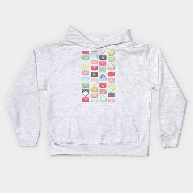 Love Letters Kids Hoodie by AnisIllustration